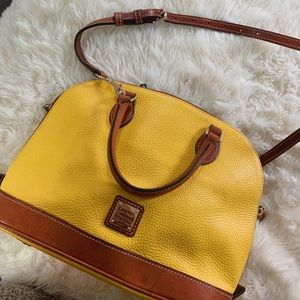 Dooney & Bourke pebble grained domed satchel